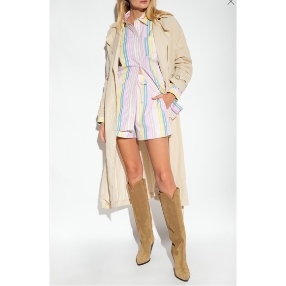 NWOT GANNI STRIPED SHIRT - Picture 5 of 10